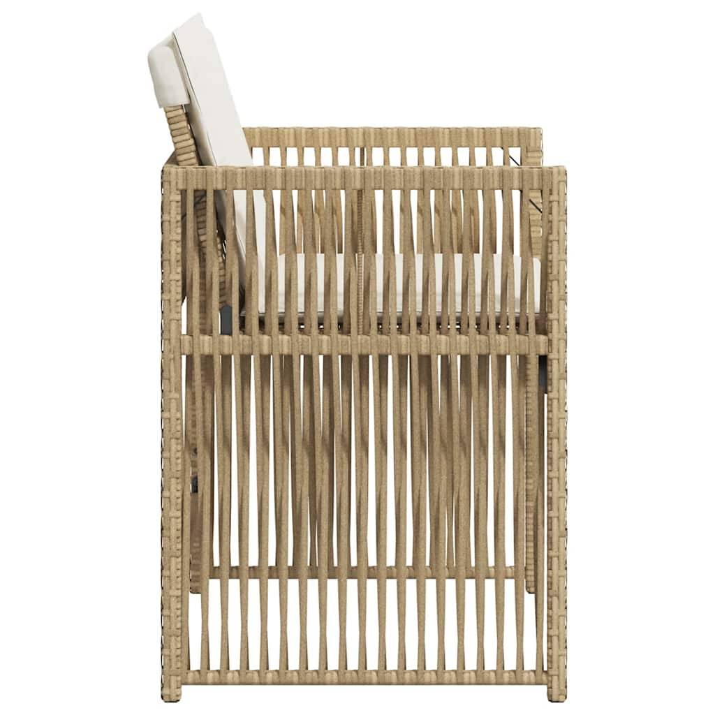Prolenta Premium - Chaises de jardin rotin beige 50,5 x 54 x 79 cm - Prolenta premium p3116.8 - Image 6