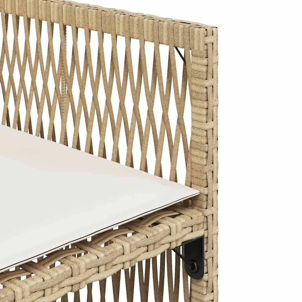 Prolenta Premium - Chaises de jardin rotin beige  50,5 x 54 x 79 cm  - Prolenta premium p3116.8 - Image 10