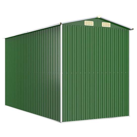 Abri de jardin acier galvanisé vert 192 x 357 x 223 cm - PANGIVO - Image 6