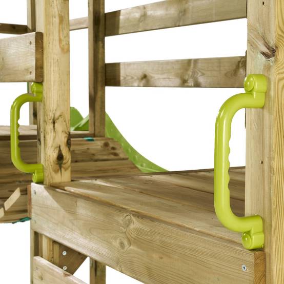 Kangui - Aire de jeux : balançoire, toboggan, trapèze, escalade, pont suspendu WILLI Kangui - Image 8