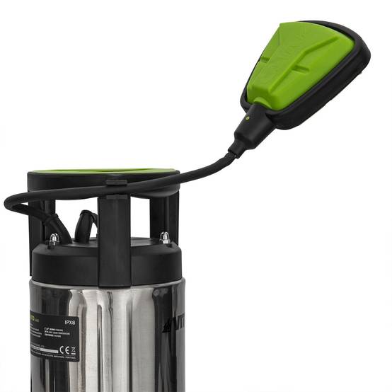 Vito - Pompe de relevage Eaux usées 550W Cuve Inox Submersible avec flotteur Alimentation 10m VITO - Image 2
