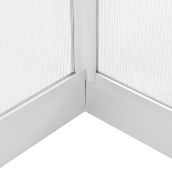 Serre Jardin Aluminium Polycarbonate Culture Plantes Résistante UV 6,87m² Transparente - ComfortXL Outdoor Living - Image 9