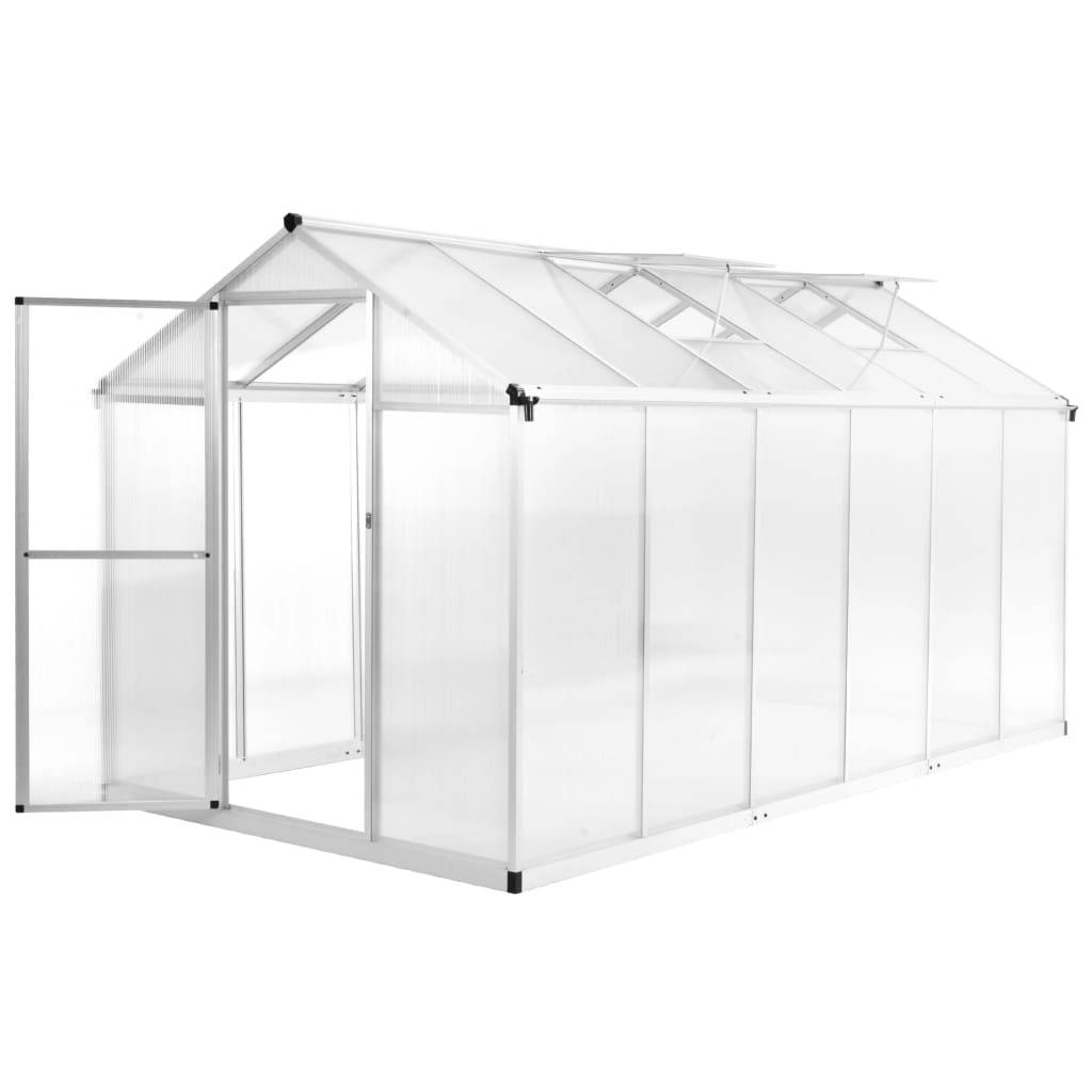 Serre Jardin Aluminium Polycarbonate Culture Plantes Résistante UV 6,87m² Transparente - ComfortXL Outdoor Living - Image 1