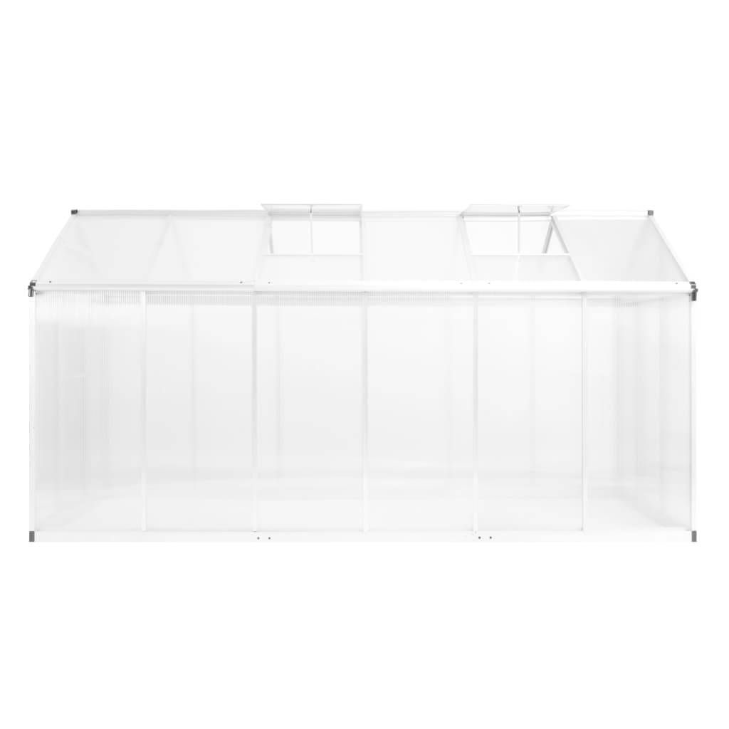 Serre Jardin Aluminium Polycarbonate Culture Plantes Résistante UV 6,87m² Transparente - ComfortXL Outdoor Living - Image 2