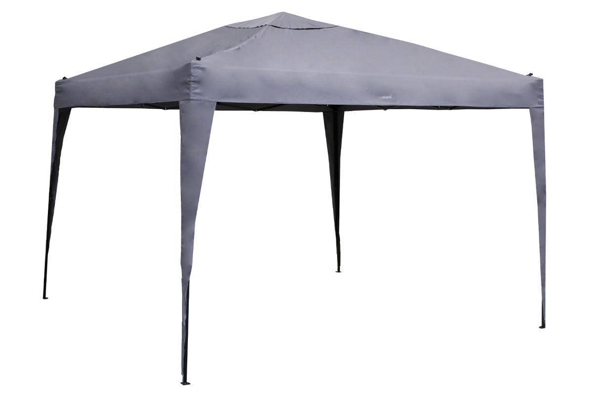 Hesperide - Tonnelle pliante "Easy up" ardoise 3x3m en aluminium traité époxy Hespéride - Image 2
