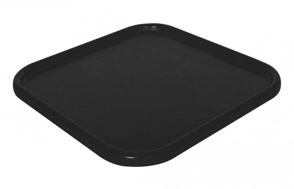 Bac à ciment carré noir 1 m x 1 m - Mondelin