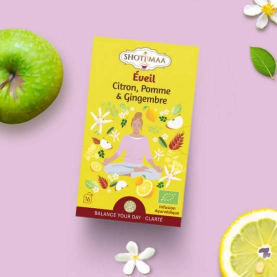 Tisane Bio Éveil Harmonie – Infusions Naturelles pour Harmoniser Vos Journées et Booster Votre Bien-Être - Ingrédients de haute qualité - Image 3