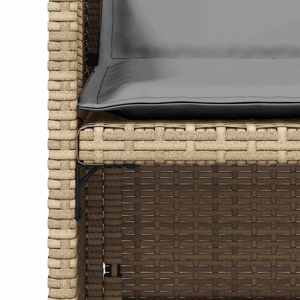 Prolenta Premium - Chaises de jardin rotin beige  50,5 x 54 x 79 cm  - Prolenta premium p3110.8 - Image 9
