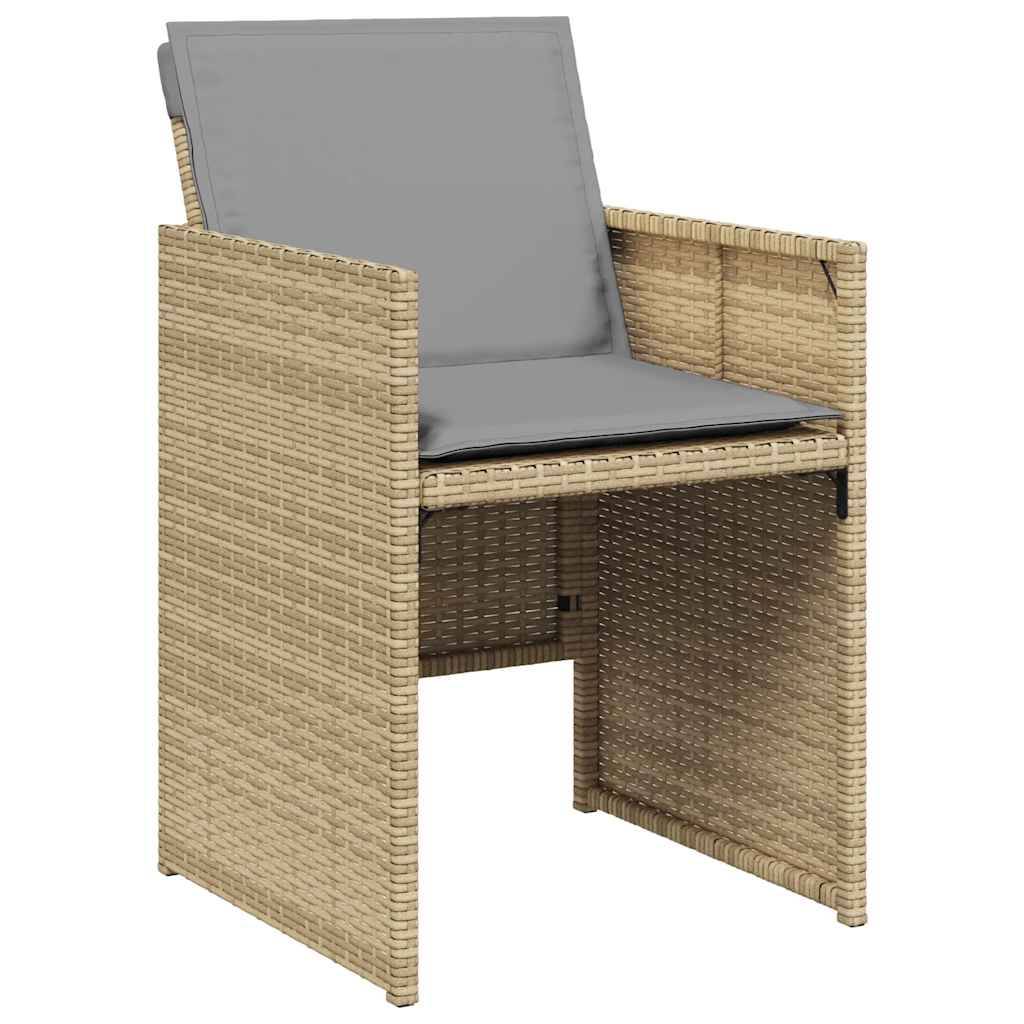 Prolenta Premium - Chaises de jardin rotin beige 50,5 x 54 x 79 cm - Prolenta premium p3110.8 - Image 4