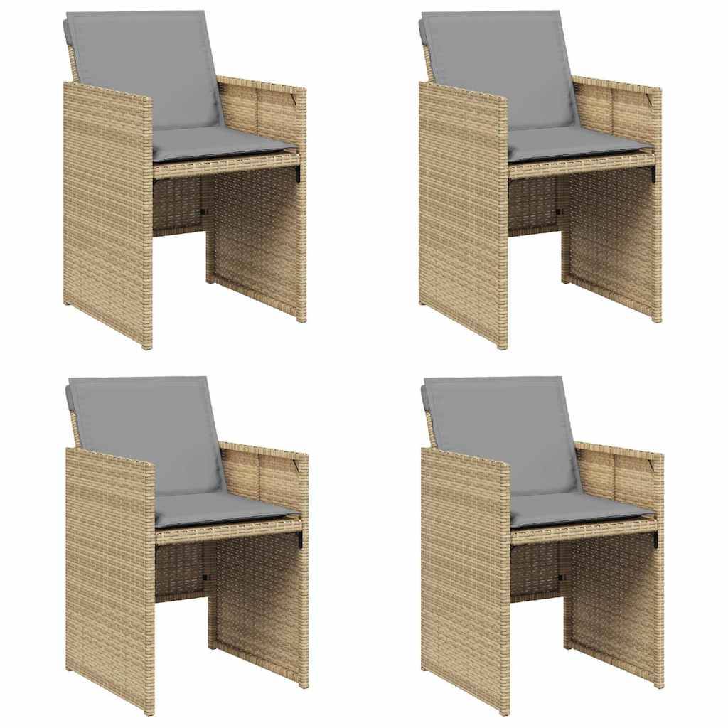 Prolenta Premium - Chaises de jardin rotin beige 50,5 x 54 x 79 cm - Prolenta premium p3110.8 - Image 1
