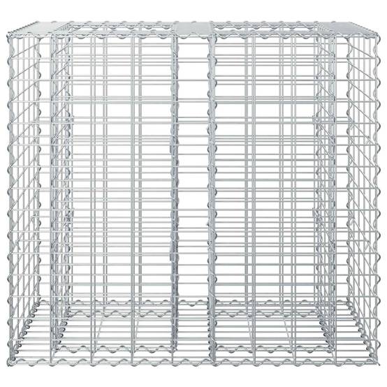 PANGIVO - Lit surélevé gabion Acier galvanisé Argenté 90 x 50 x 80 cm - PANGIVO - Image 6
