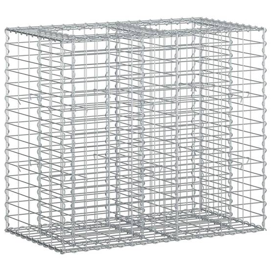 PANGIVO - Lit surélevé gabion Acier galvanisé Argenté 90 x 50 x 80 cm - PANGIVO - Image 2