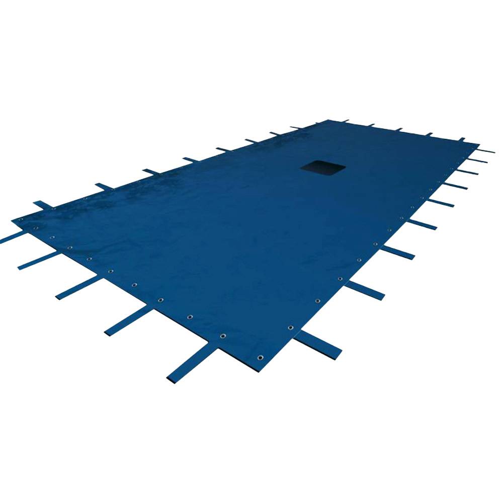 Terre Jardin - Bâche piscine rectangulaire 12 x 6 Bleu - Image 1