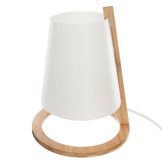 Lampe en bambou Pita H26 blanc Atmosphera - Image 1