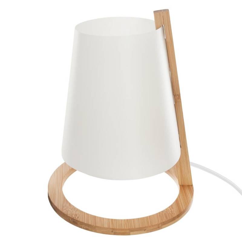 Lampe en bambou Pita H26 blanc Atmosphera - Image 1