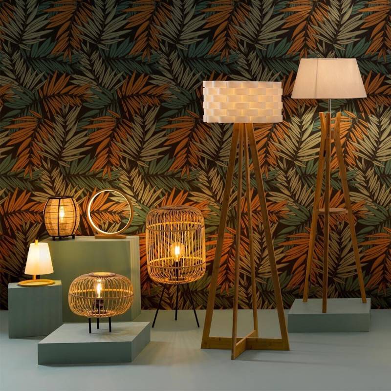 Lampe en bambou Pita H26 blanc Atmosphera - Image 3