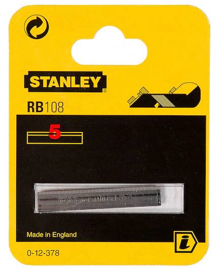stanley - Carte de 5 lames RB108 50mm droites - STANLEY - 0-12-378 - Image 2