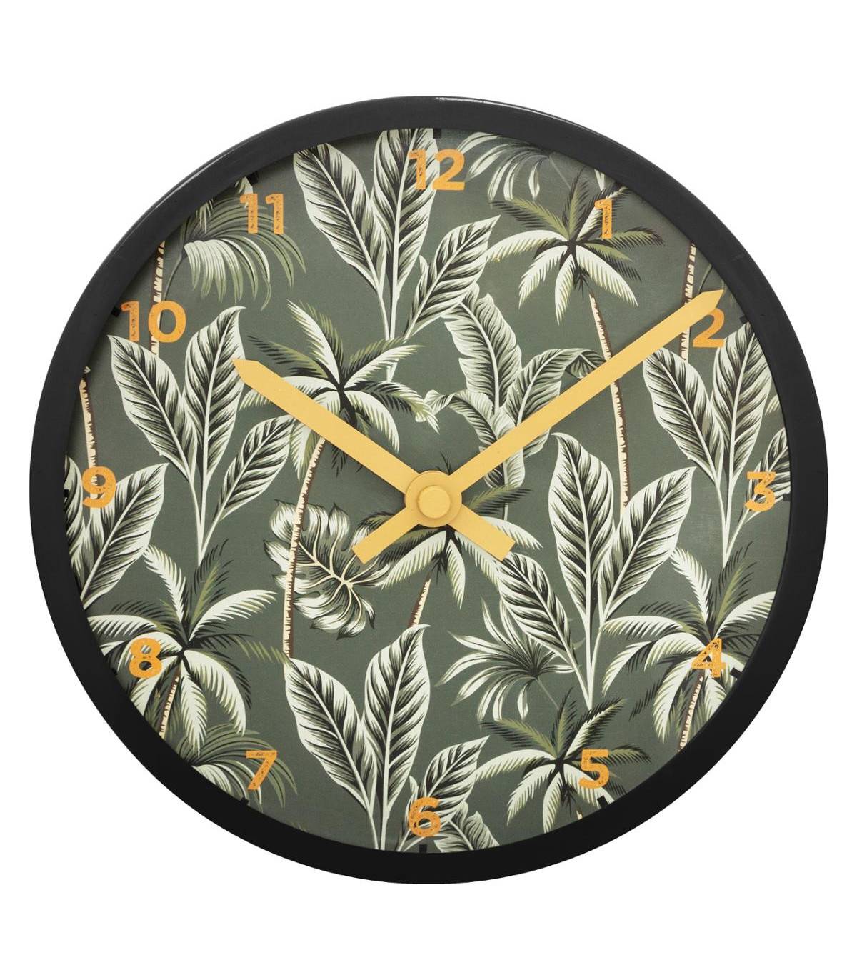 Pendule murale design Tropique  D 22 cm - Image 1