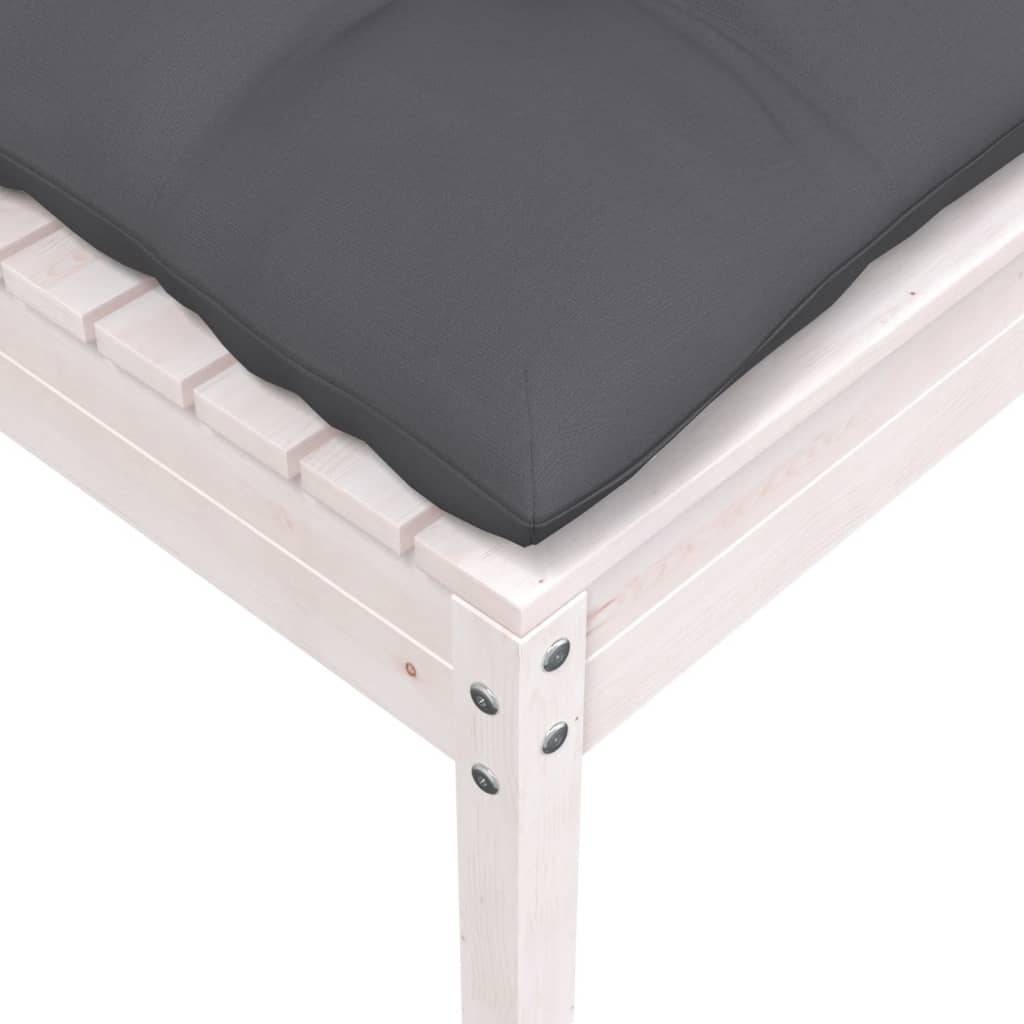 Prolenta Premium - Banc de jardin Blanc 64 X 127 cm - Prolenta Premium - Image 5