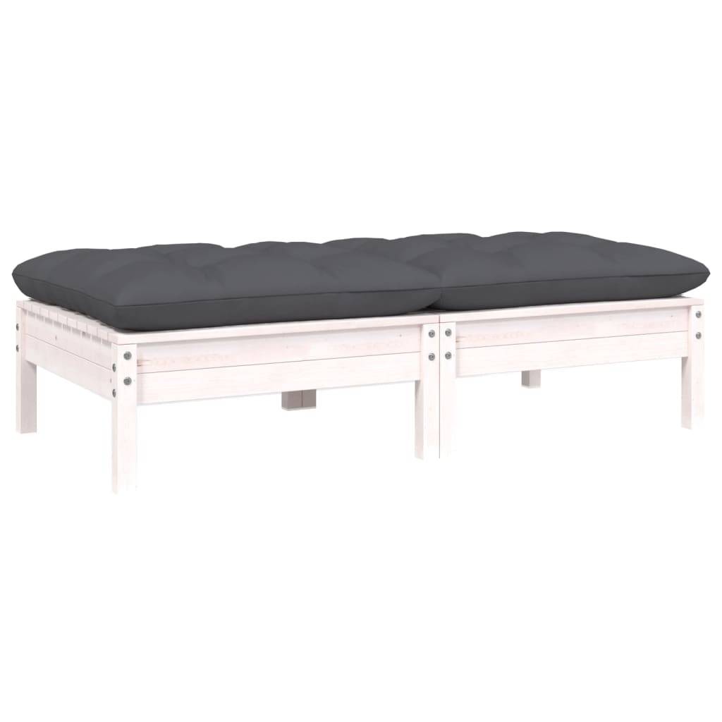 Prolenta Premium - Banc de jardin Blanc 64 X 127 cm - Prolenta Premium - Image 2