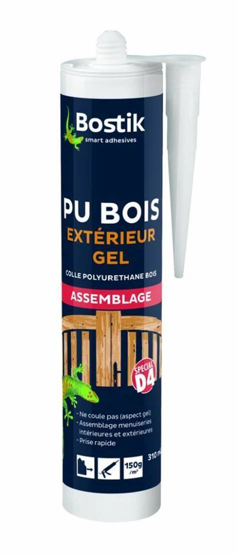 Bostik - Colle PU bois extérieur gel 310ml - BOSTIK - 30605513