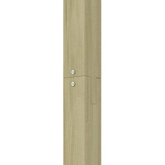 Grande Pergola Jardin Bois Pin Imprégné Entrée 3 Poteaux 410cm - ComfortXL Outdoor Living - Image 9