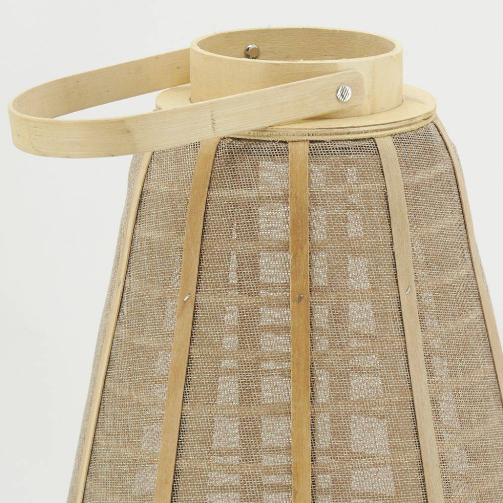 Aubry Gaspard - Lanterne bois et jute naturel H 55 - Image 2