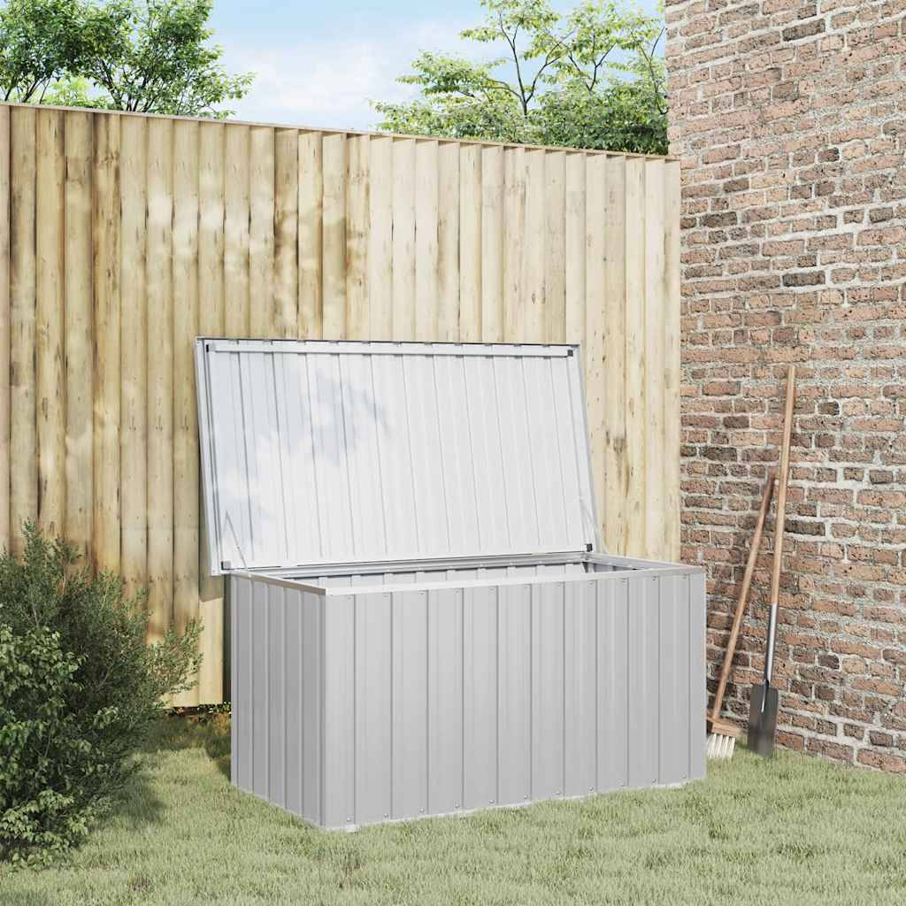 Vidaxl - Boîtes de rangement Acier galvanisé 129 x 67 x 65 cm Gris vidaXL 46262 - Image 1