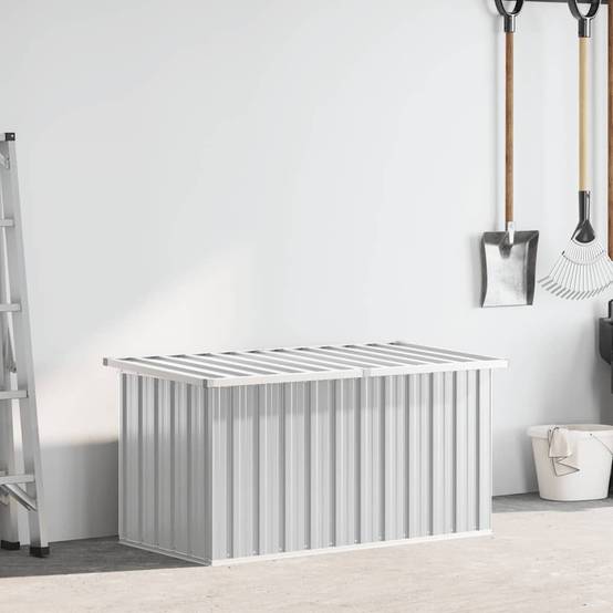Vidaxl - Boîtes de rangement Acier galvanisé 129 x 67 x 65 cm Gris vidaXL 46262 - Image 4