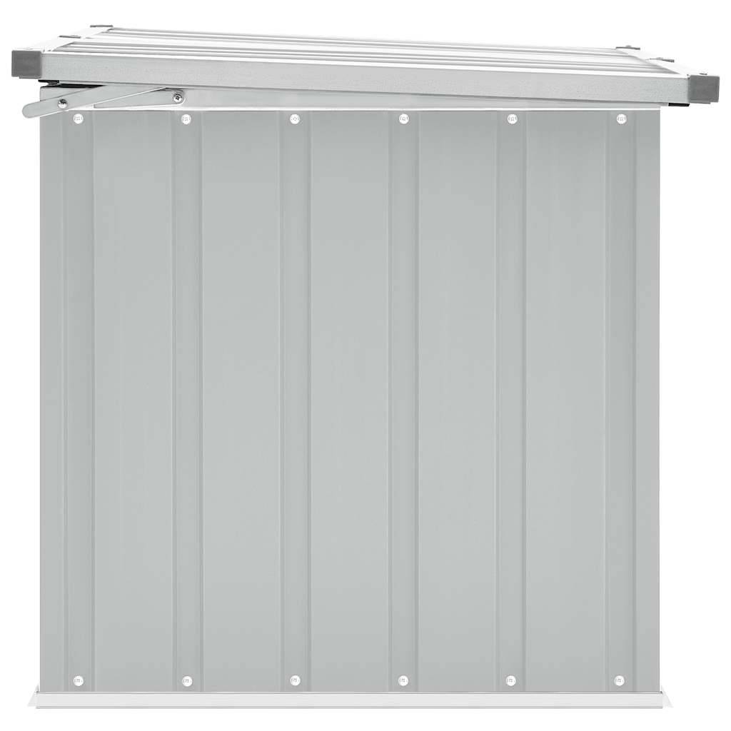 Vidaxl - Boîtes de rangement Acier galvanisé 129 x 67 x 65 cm Gris vidaXL 46262 - Image 8
