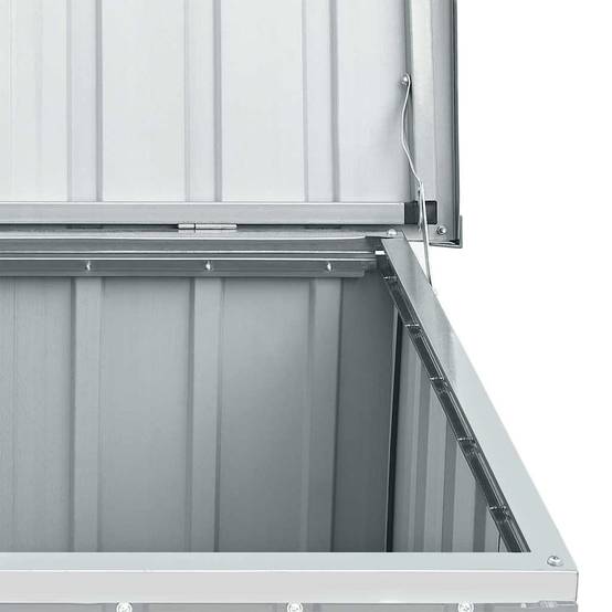 Vidaxl - Boîtes de rangement Acier galvanisé 129 x 67 x 65 cm Gris vidaXL 46262 - Image 9