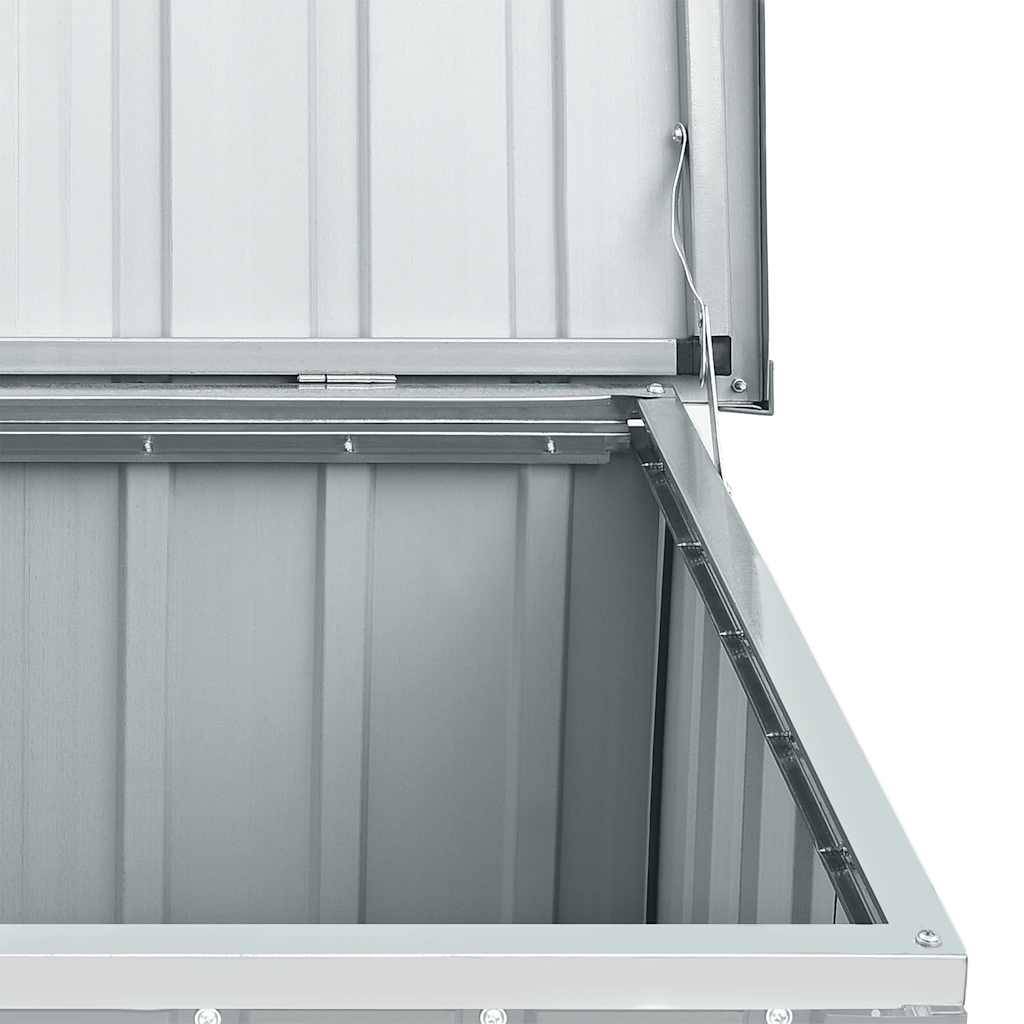 Vidaxl - Boîtes de rangement Acier galvanisé 129 x 67 x 65 cm Gris vidaXL 46262 - Image 9