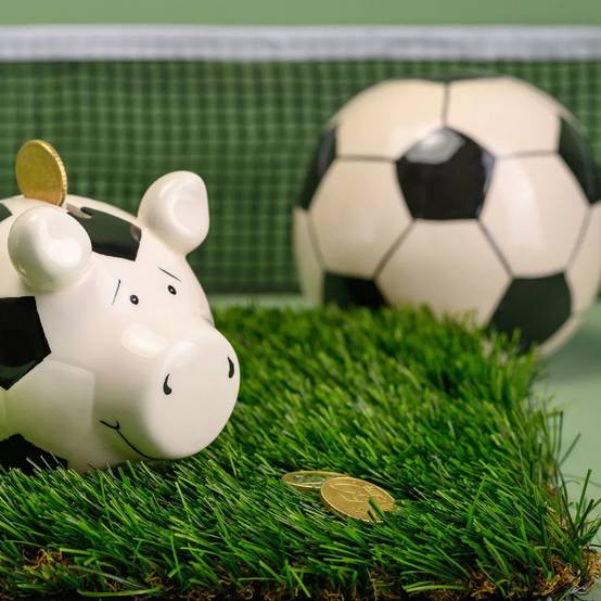 Tirelire en céramique ballon de foot - Image 3