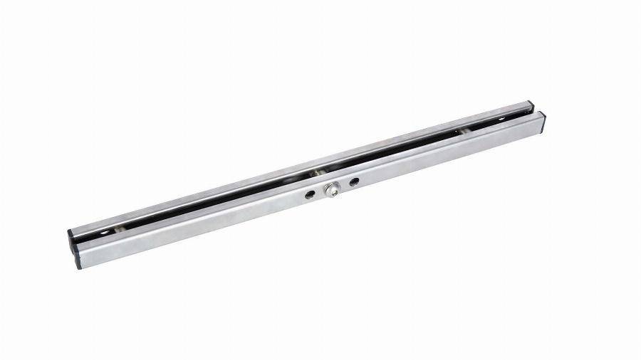 Support inox pour glissiere ferme portail barraudé- RAIL FIT - Image 1