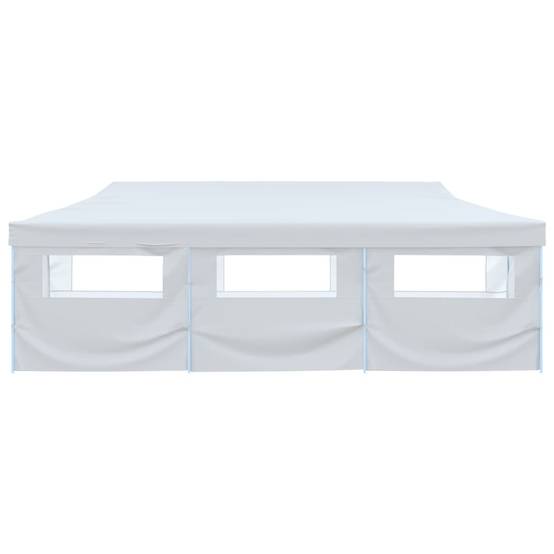 Vidaxl - Tente de réception escamotable avec 8 parois 3 x 9 m Blanc vidaXL 48874 - Image 9
