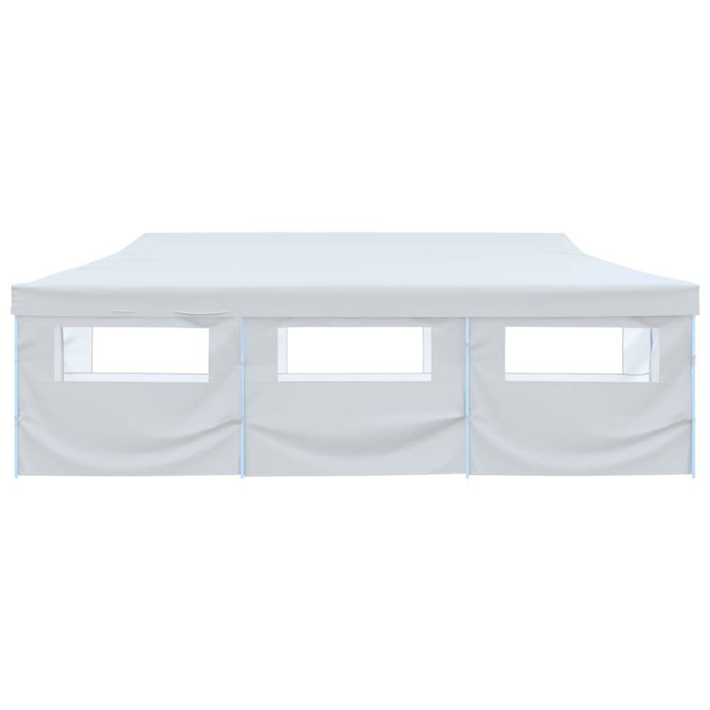 Vidaxl - Tente de réception escamotable avec 8 parois 3 x 9 m Blanc vidaXL 48874 - Image 9
