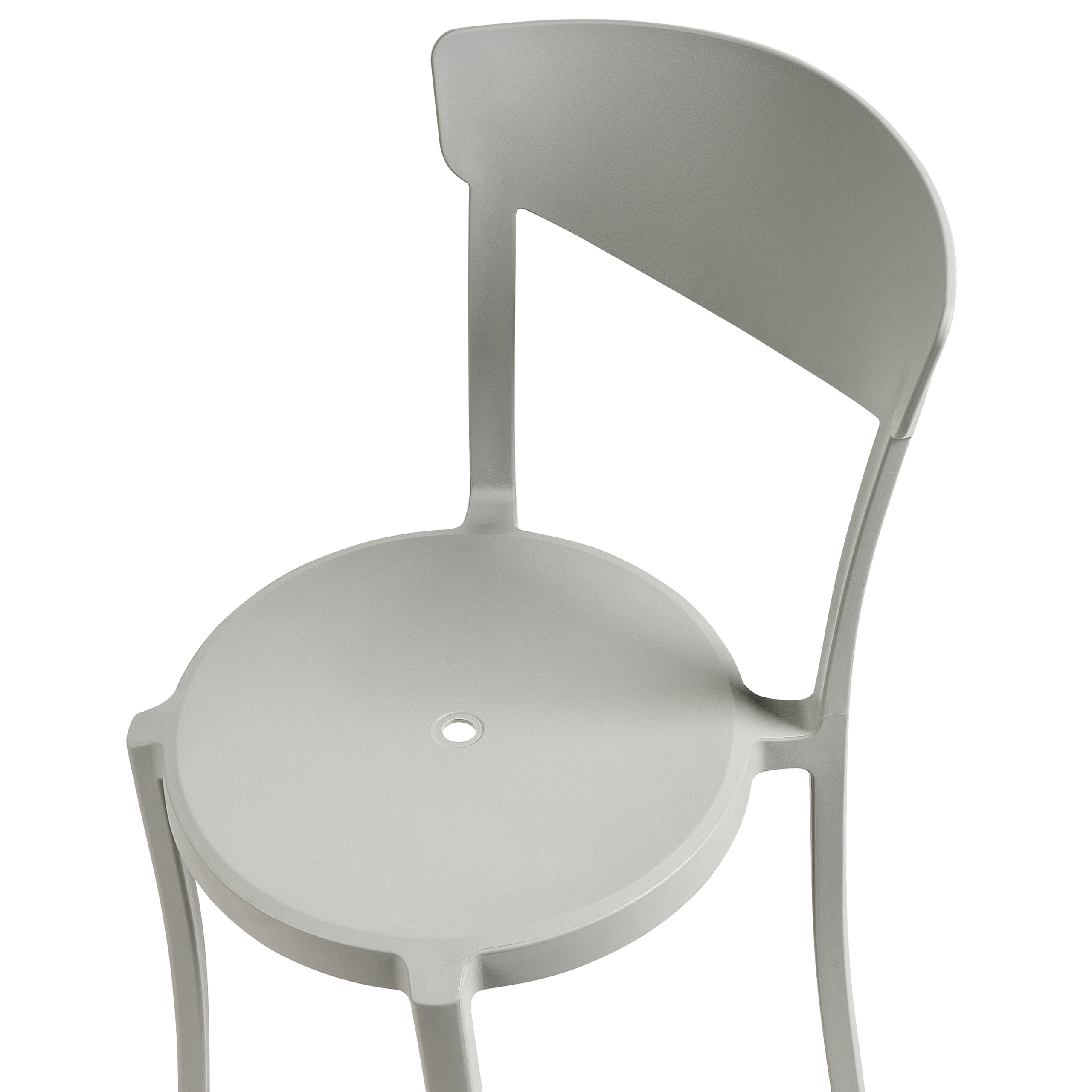 Beliani - Chaise de salle à manger Matière synthétique Gris clair VIESTE Beliani - Image 5
