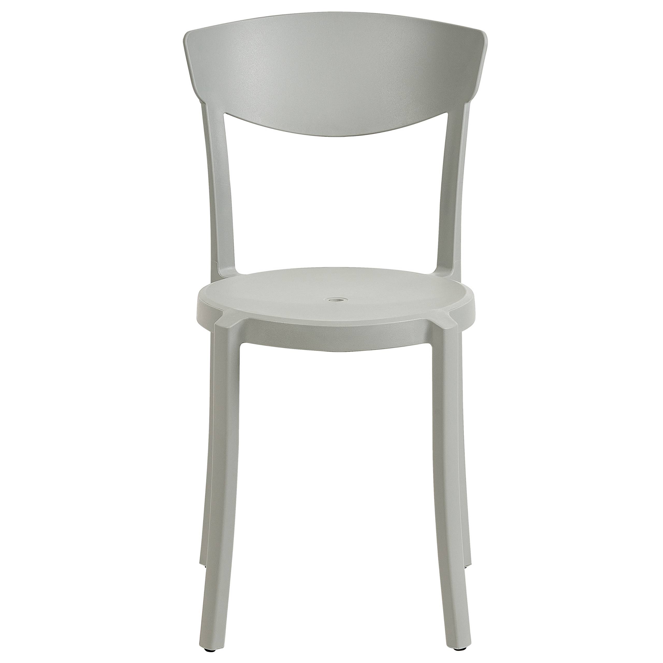 Beliani - Chaise de salle à manger Matière synthétique Gris clair VIESTE Beliani - Image 4