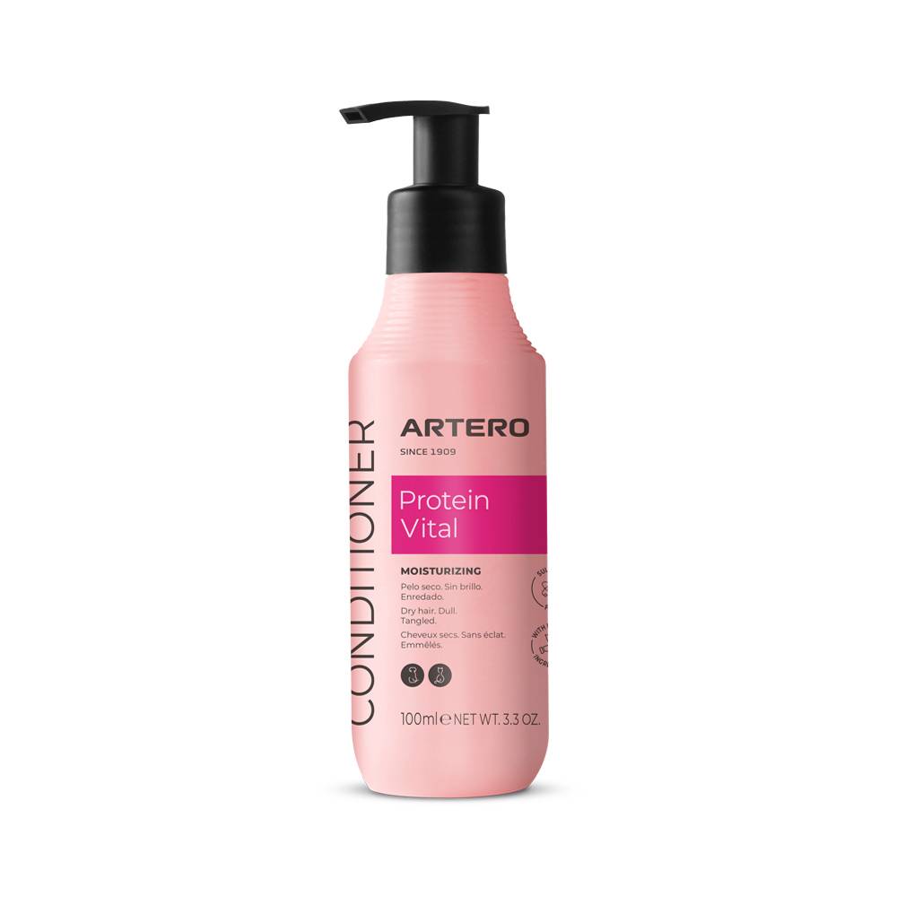 Artero Protein Vital 100Ml. Après-shampoing pour chiens et chats effet hydratant et nourrissant sur les poils et la peau. - Image 1