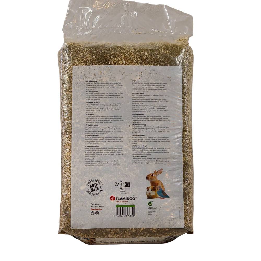 Animallparadise - Litière en paille de chanvre 3 kg soit 48 L, pour rongeur - Image 3