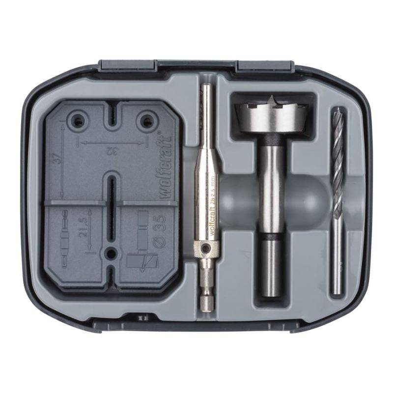 Kit d'installation pour charnières WOLFCRAFT 4656000 - 35mm Wolfcraft ...