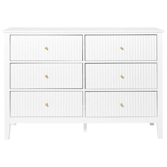Beliani - Commode MDF Blanc ASSISI - 120x40x80- Beliani - Image 4