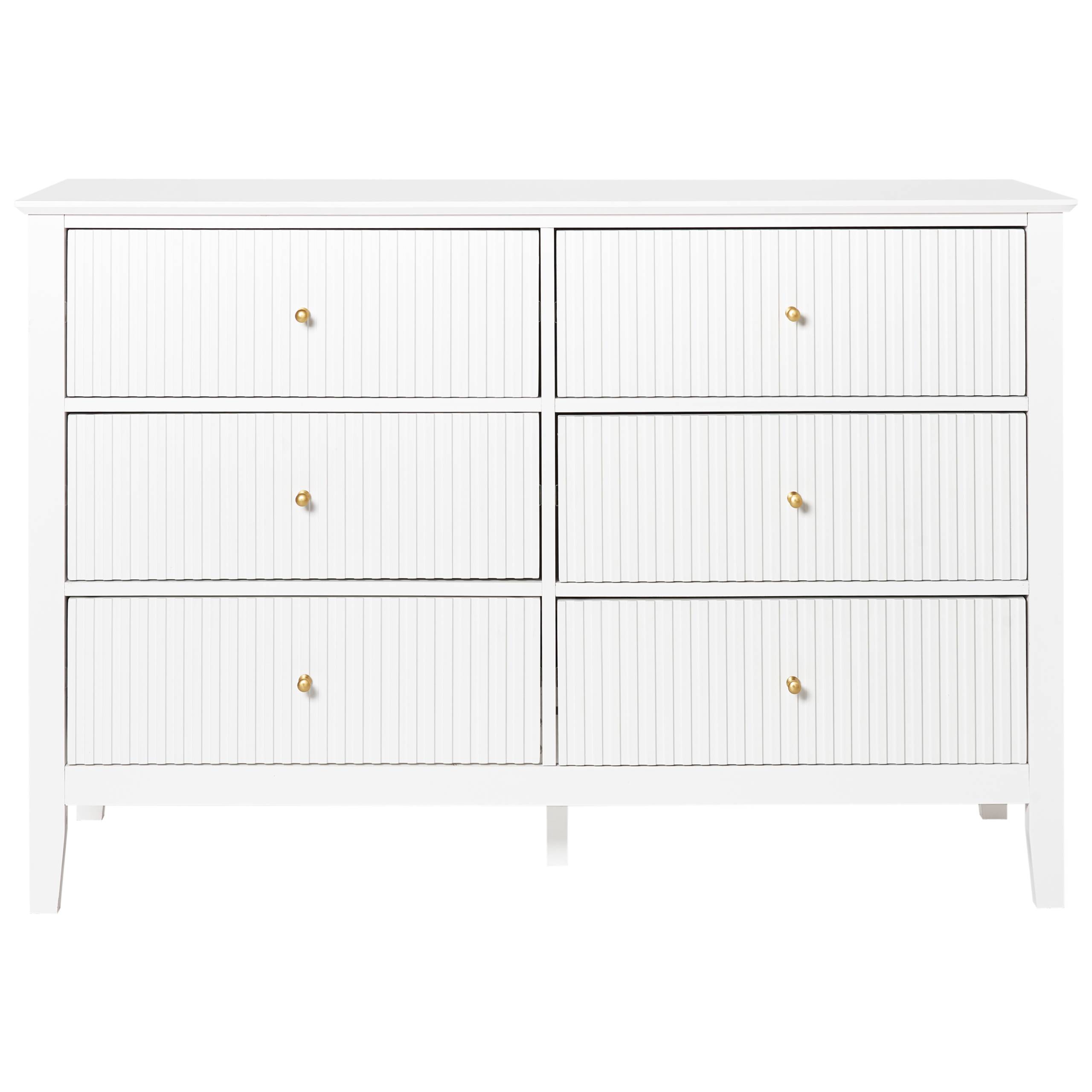 Beliani - Commode MDF Blanc ASSISI - 120x40x80- Beliani - Image 4