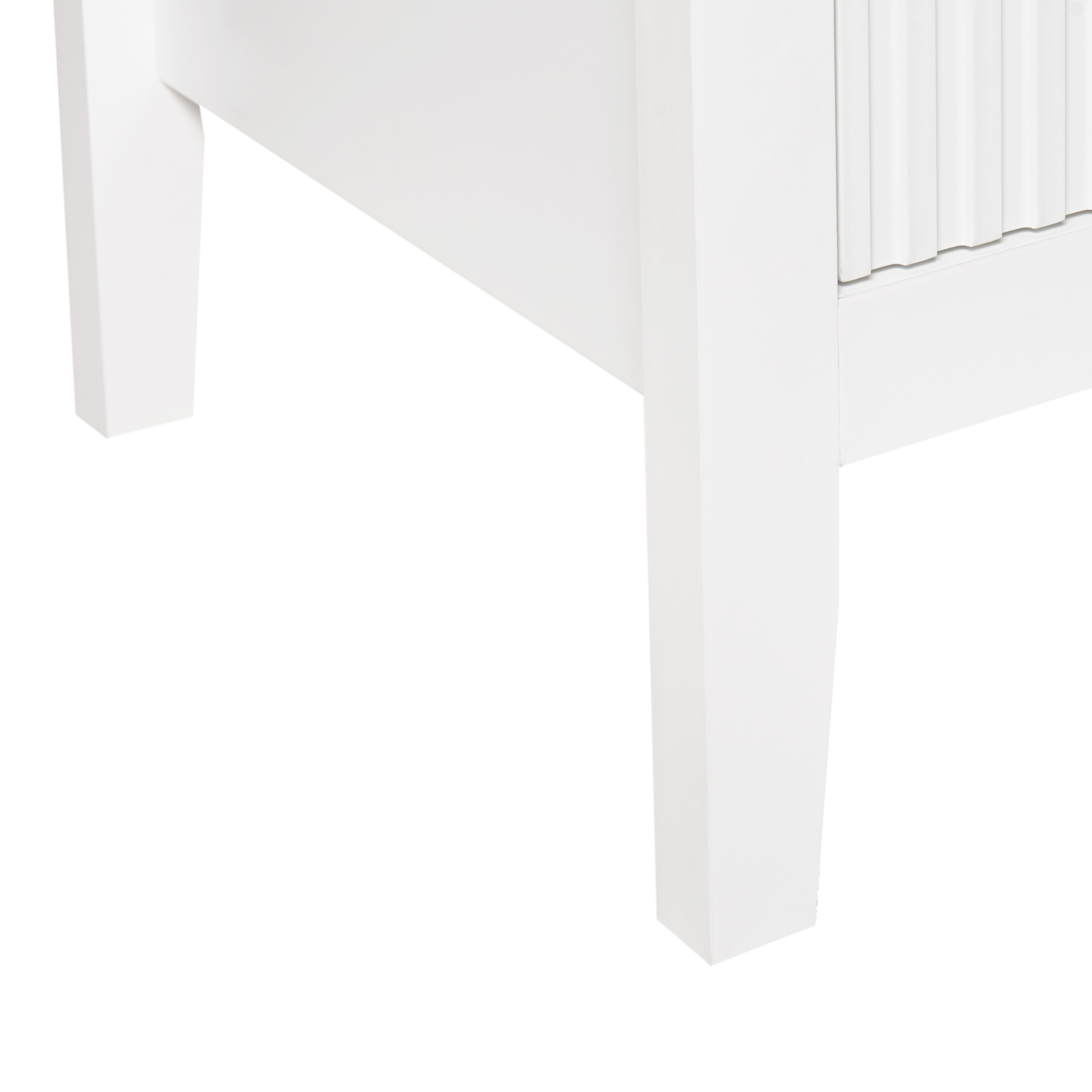 Beliani - Commode MDF Blanc ASSISI - 120x40x80- Beliani - Image 8