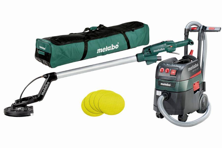 Metabo - Ponceuse à bras LSV 5-225 Sac + aspirateur ASR 35 L ACP + 25 abrasifs METABO - 690885000