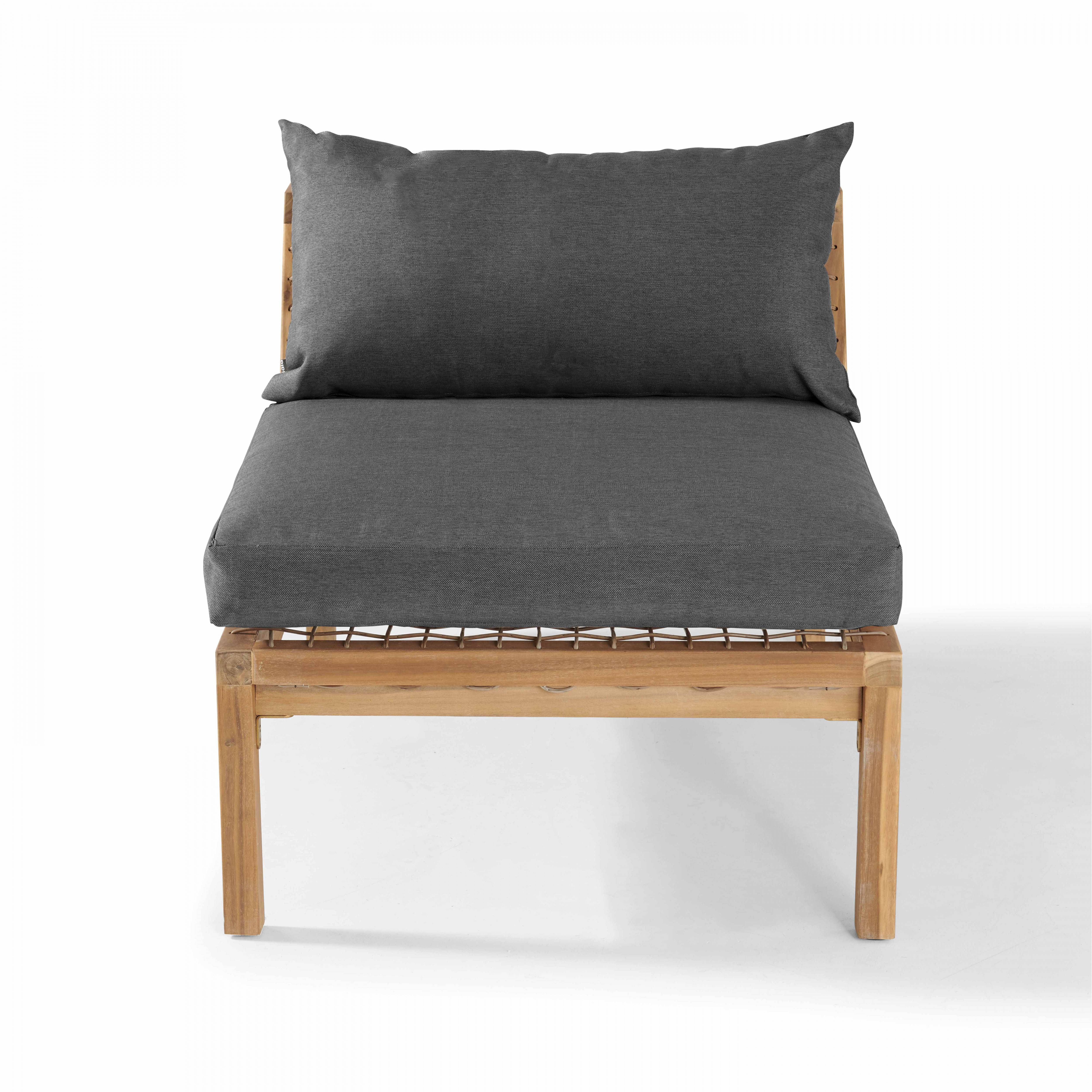 Oviala - Fauteuil en bois gris Seychelles - Oviala - Image 2