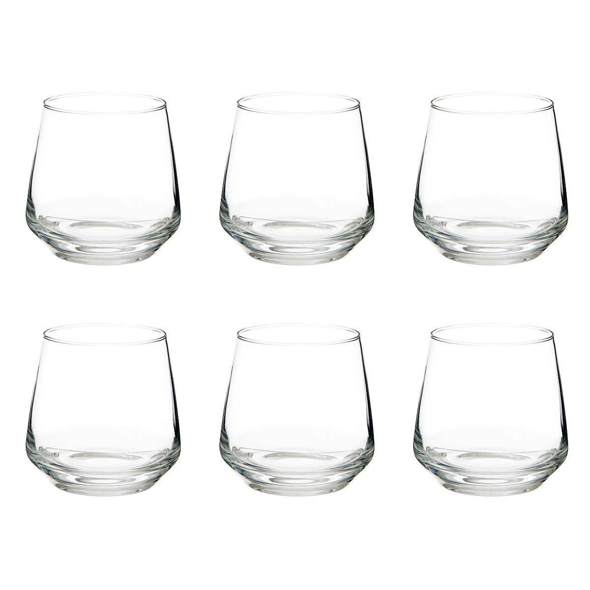 Lot de 6 Gobelets en Verre "Elaya" 34cl Transparent - Image 1