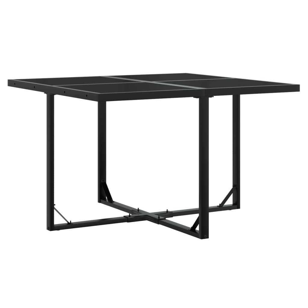 Vidaxl - Ensemble à manger de jardin coussins 5pcs noir résine tressée vidaXL 3295058 - Image 7