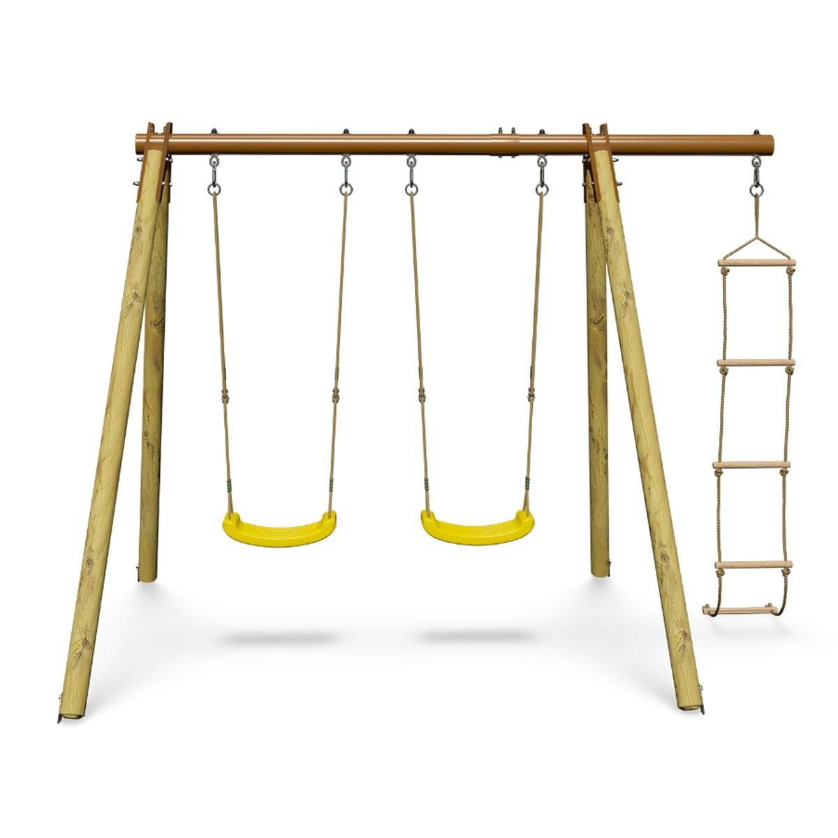Portique bois poutre métal 1,90 m Techwood Premium PIKI - Image 1