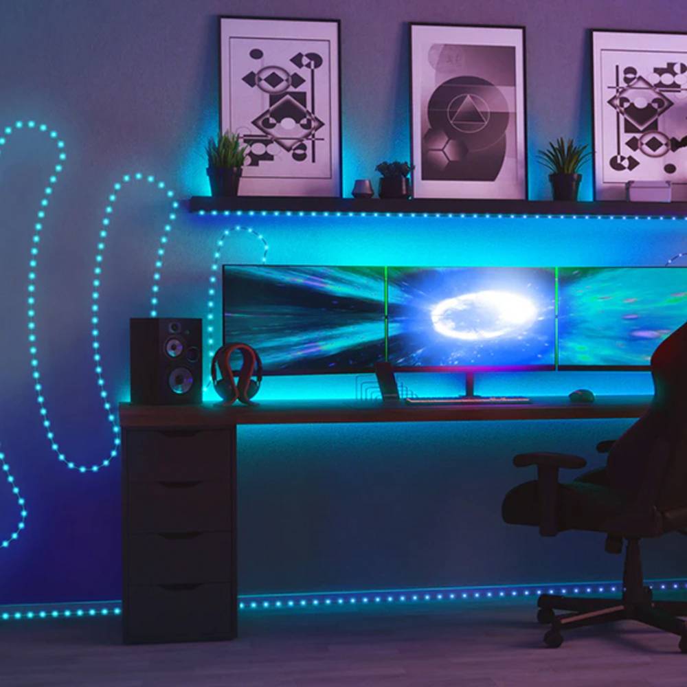 Dots – Guirlande Lumineux Flexible Contrôlé par une Application avec 200 LEDs RGB. 10 Mètres. - Image 2
